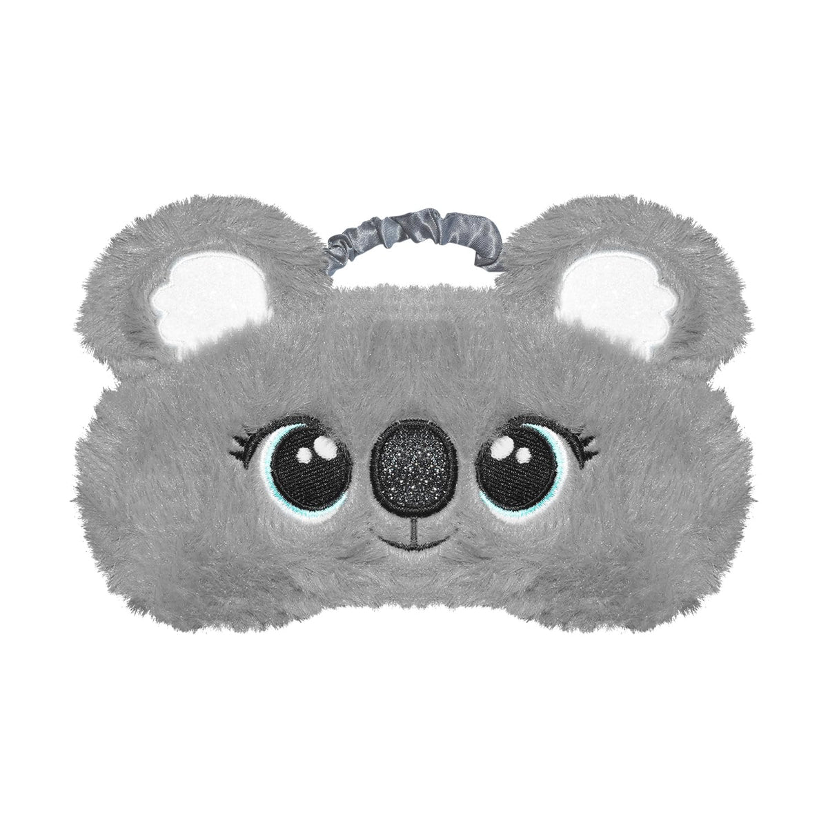 Masque de sommeil Koala gris Ynaize, face douce pour le confort.