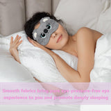 Dos en soie du masque Koala gris Ynaize, contact agréable sur la peau.