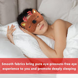 Masque Ynaize yeux bande elastique reglable, ajuste confortablement.