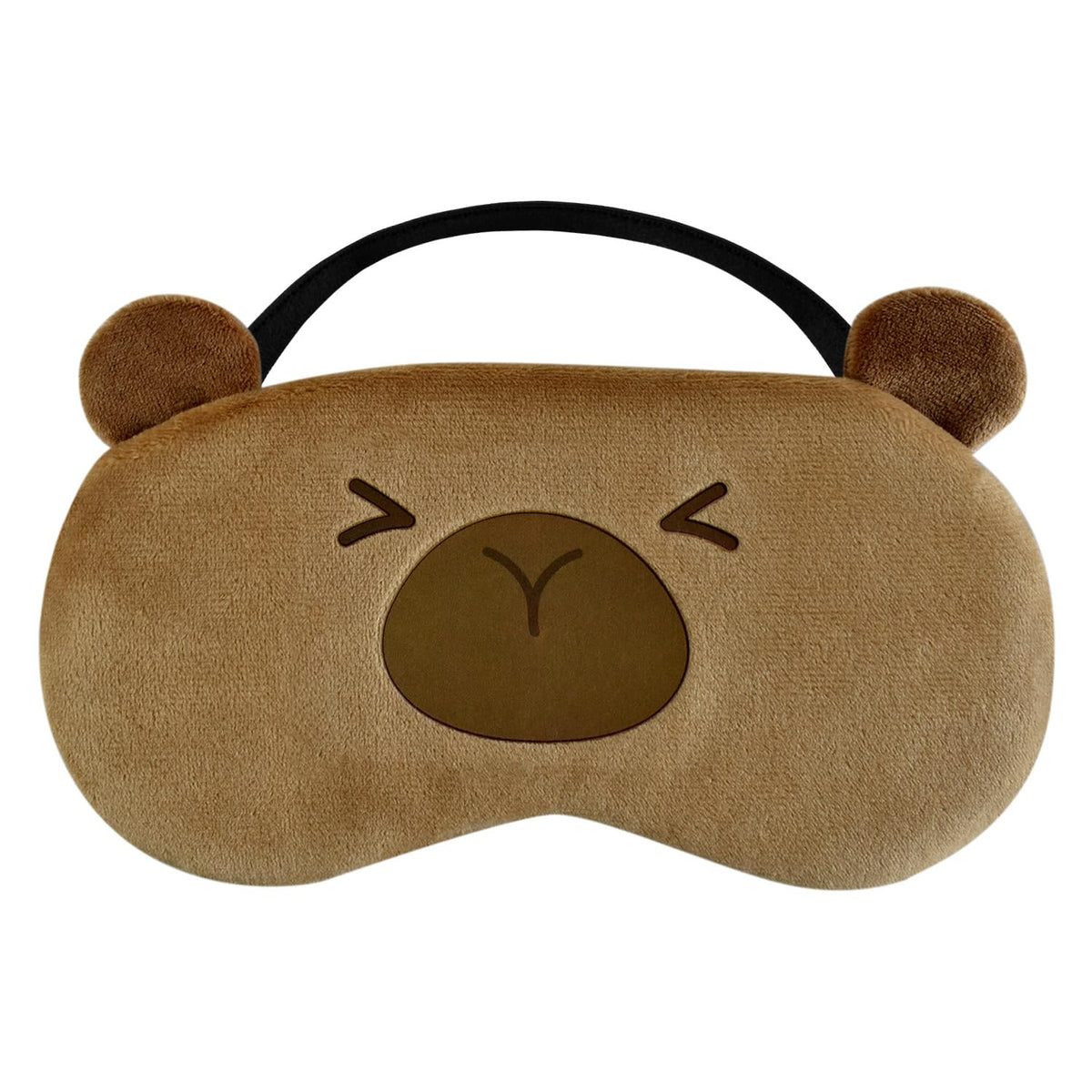 Masque Ynaize en peluche doux protégeant les yeux pendant le sommeil.