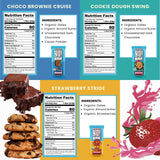 Yo! Bar Bearded Brothers ingredients-bio, ingrédients biologiques pour une collation saine.