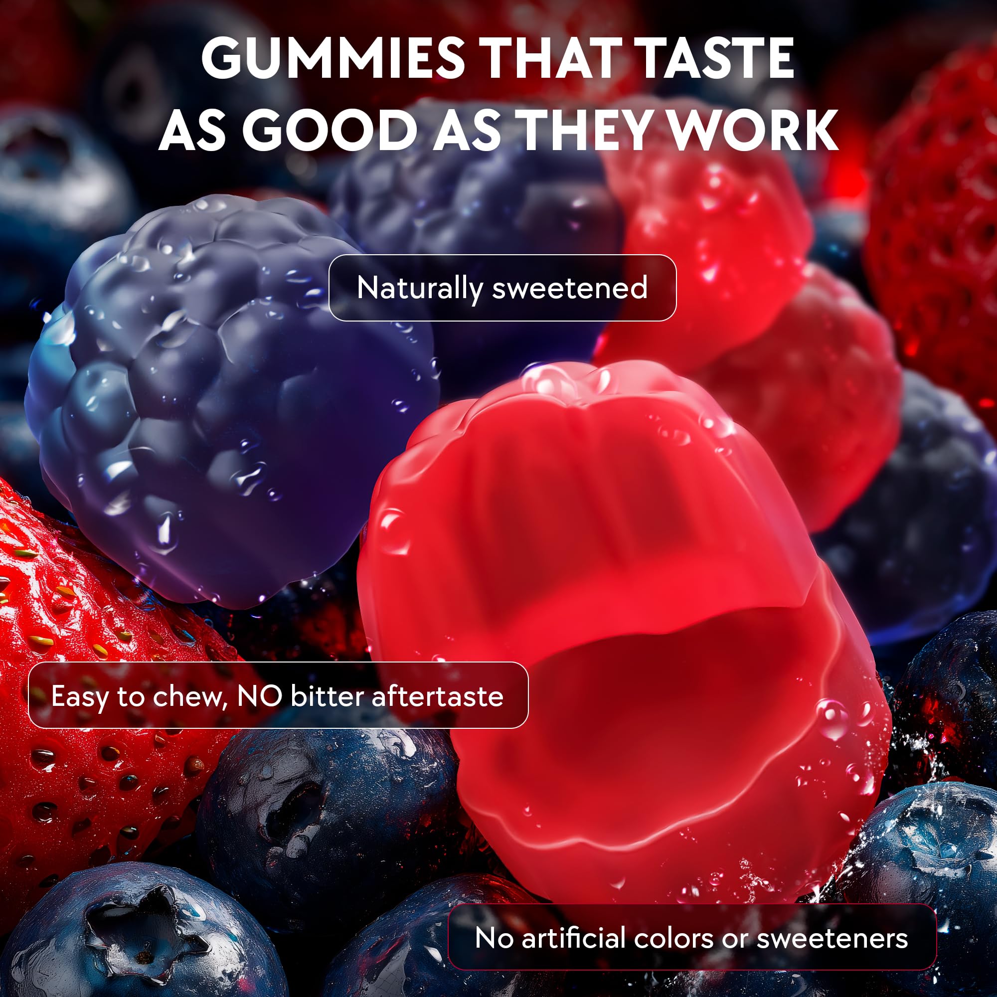 Gommes YoGlobalance Ashwagandha emballage recyclable, soulignant l’aspect durable.
