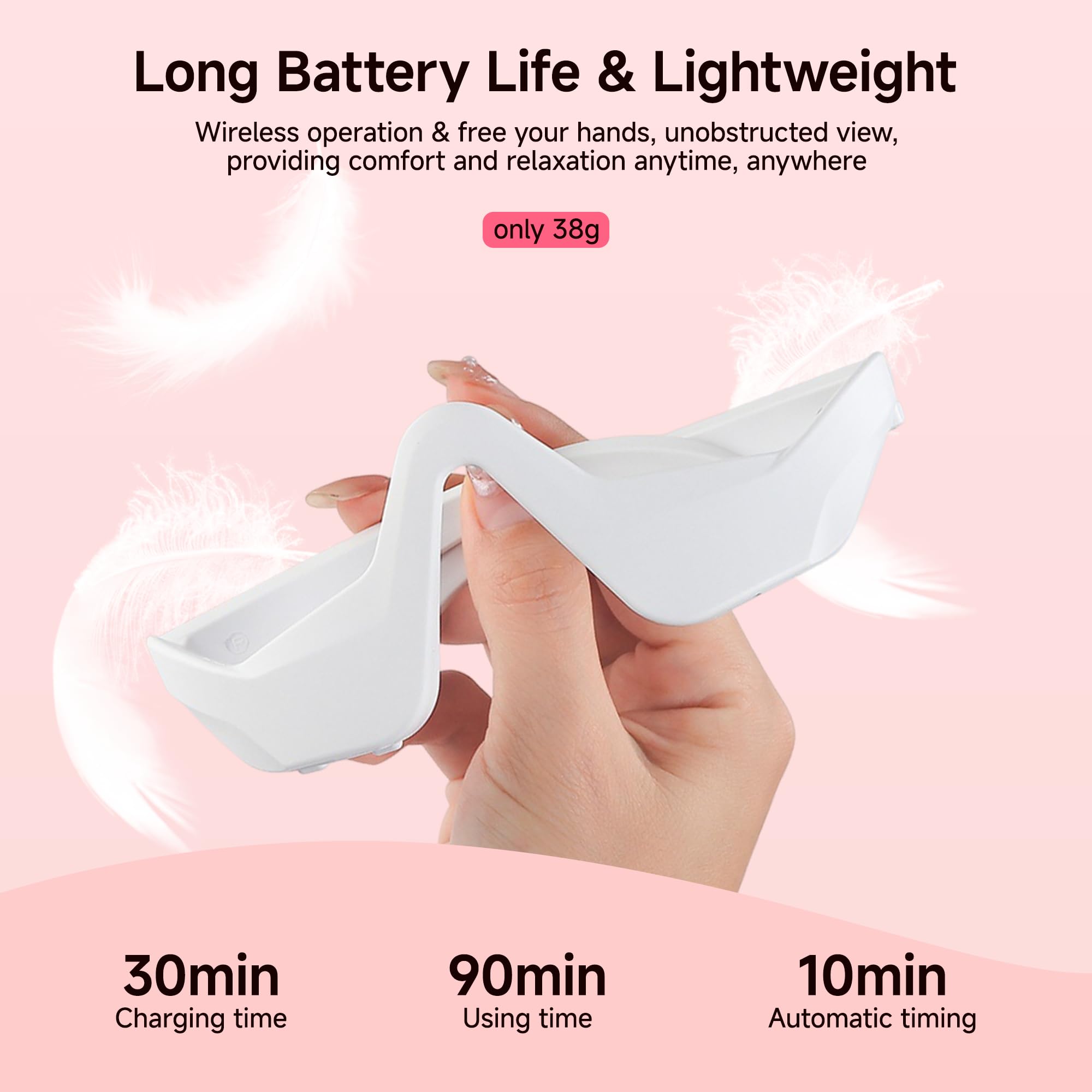 YOEYOU gel conducteur clair maximise la transmission lumineuse et le confort.