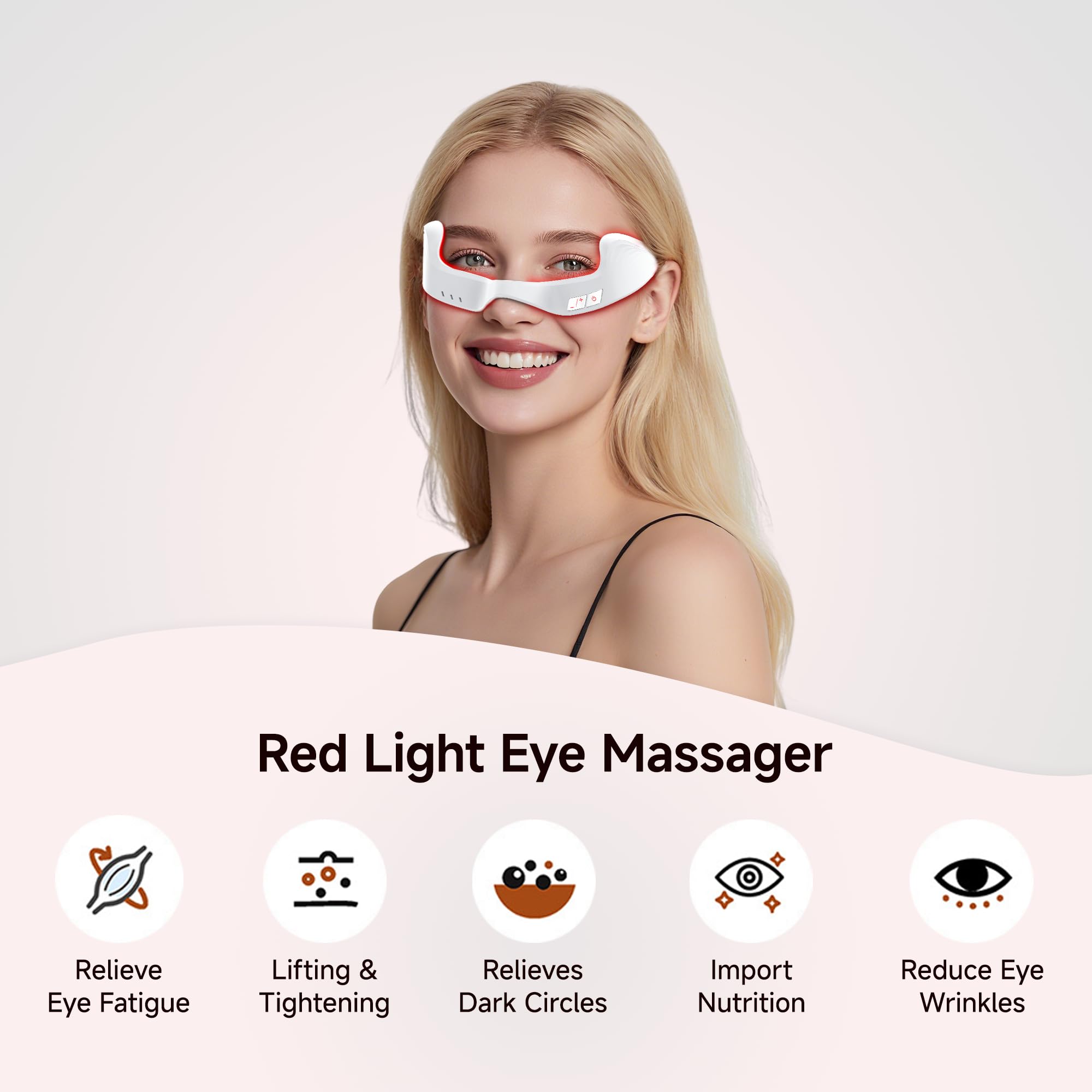 Gel conducteur sous les yeux utilisé avec YOEYOU pour optimiser hydratation et absorption lumineuse.