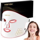 YOEYOU masque LED rouge visage pour revitalisation cutanée