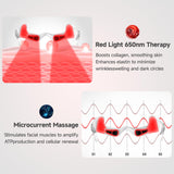 Massage microcourant doux tonifiant les muscles oculaires avec YOEYOU.