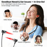 YOEYOU thérapie lumière rouge oreilles, soutien possible pour le confort auditif.