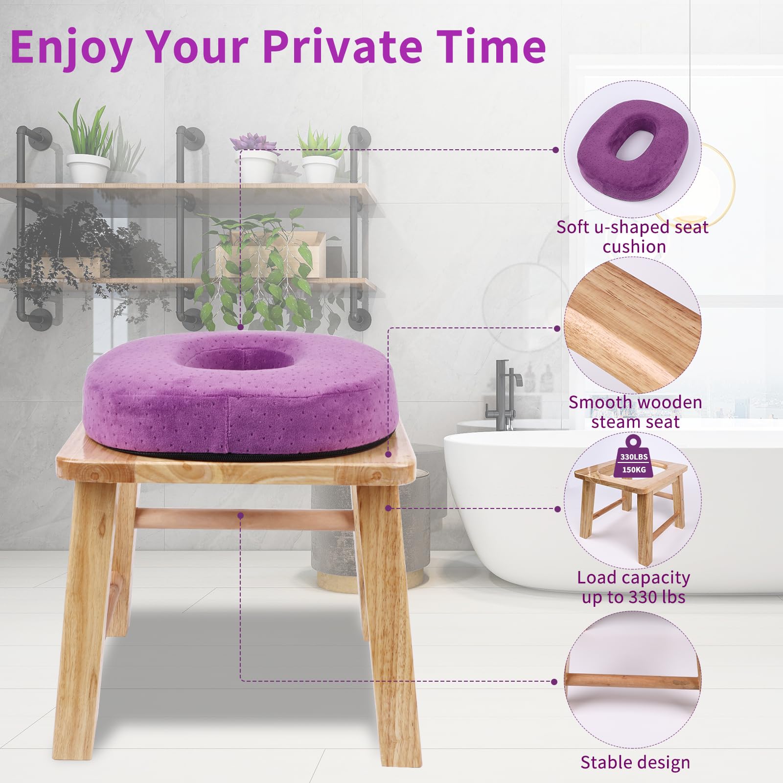 Cristaux guérisseurs inclus avec Yofuly Yoni Steamer pour la détente