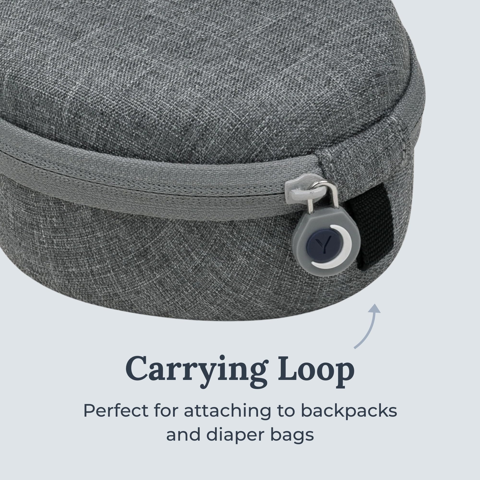 Poche intérieure en maille Yogasleep, rangement câble et accessoires.