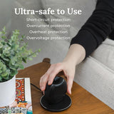 Yogasleep chargeur sans fil compatible Qi pour iPhone, pratique au quotidien.
