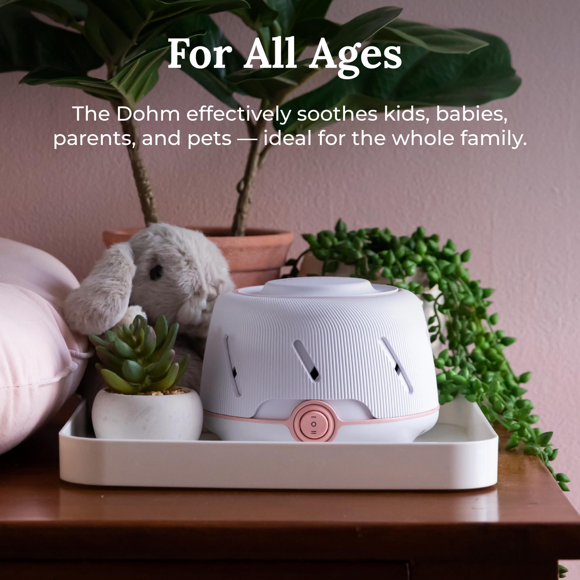 Yogasleep Dohm idéal pour la chambre bébé et nuits calmes.