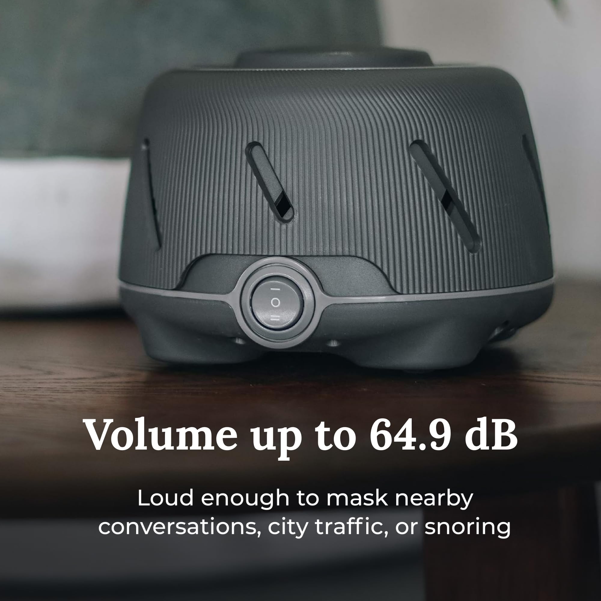 Dohm Yogasleep en charbon, texture de surface, design artisanal et fiable