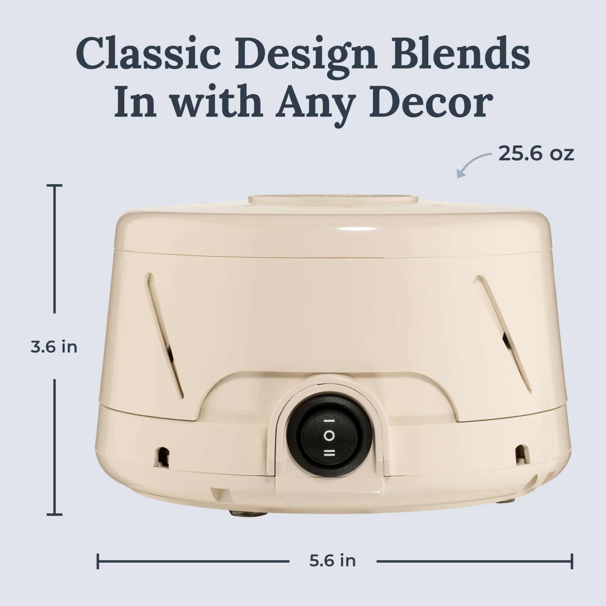 Yogasleep Dohm Classic – Blocage des bruits pour un cadre calme et concentré.