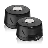 YOGASLEEP Dohm Classic duo noir : deux machines pour masquer les bruits et favoriser le sommeil.