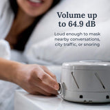 YOGASLEEP Dohm Classic Gris - Contrôle double-vitesse pour ajuster le ton.