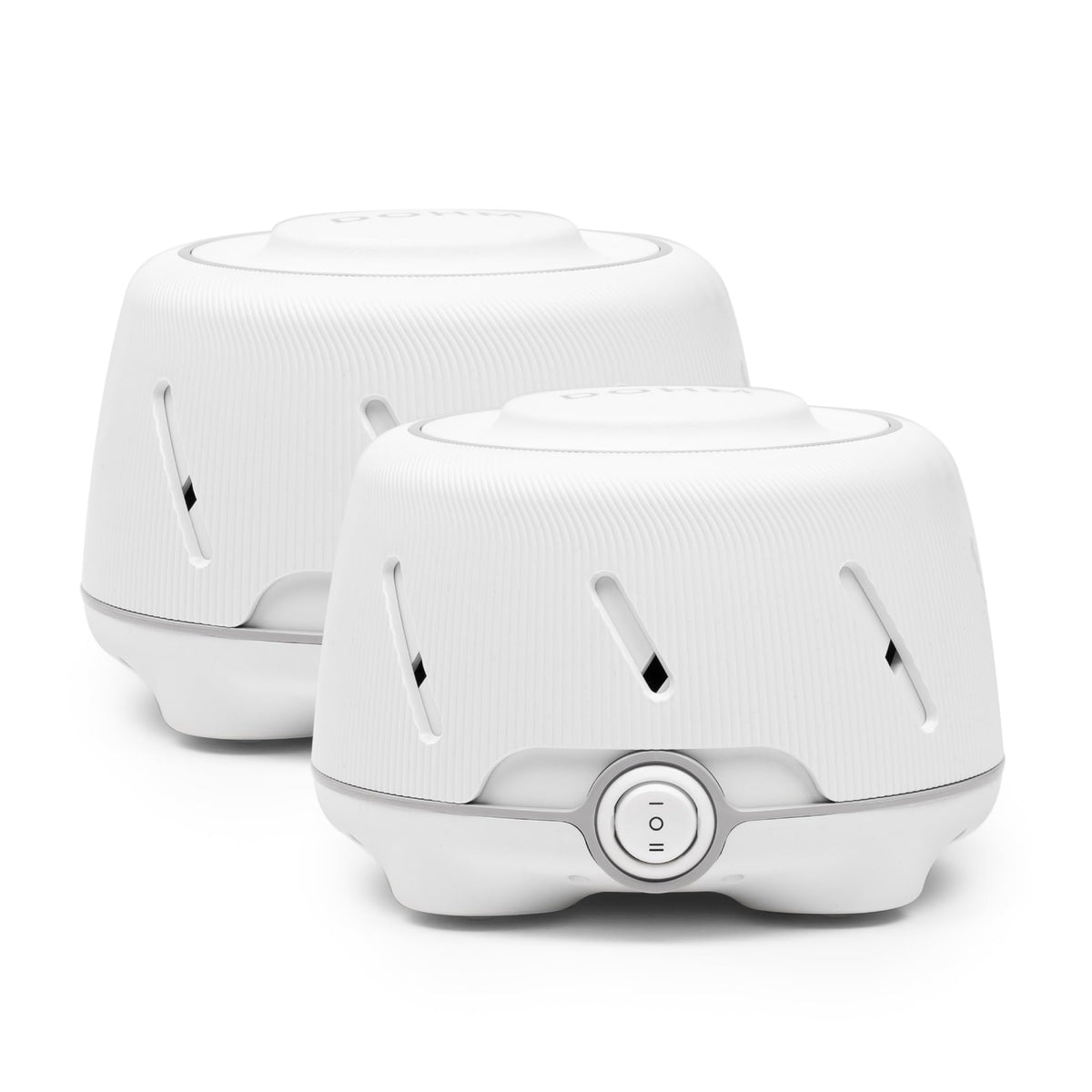 Yogasleep Dohm – gros plan sur la commande, bruit blanc naturel favorisant le sommeil.