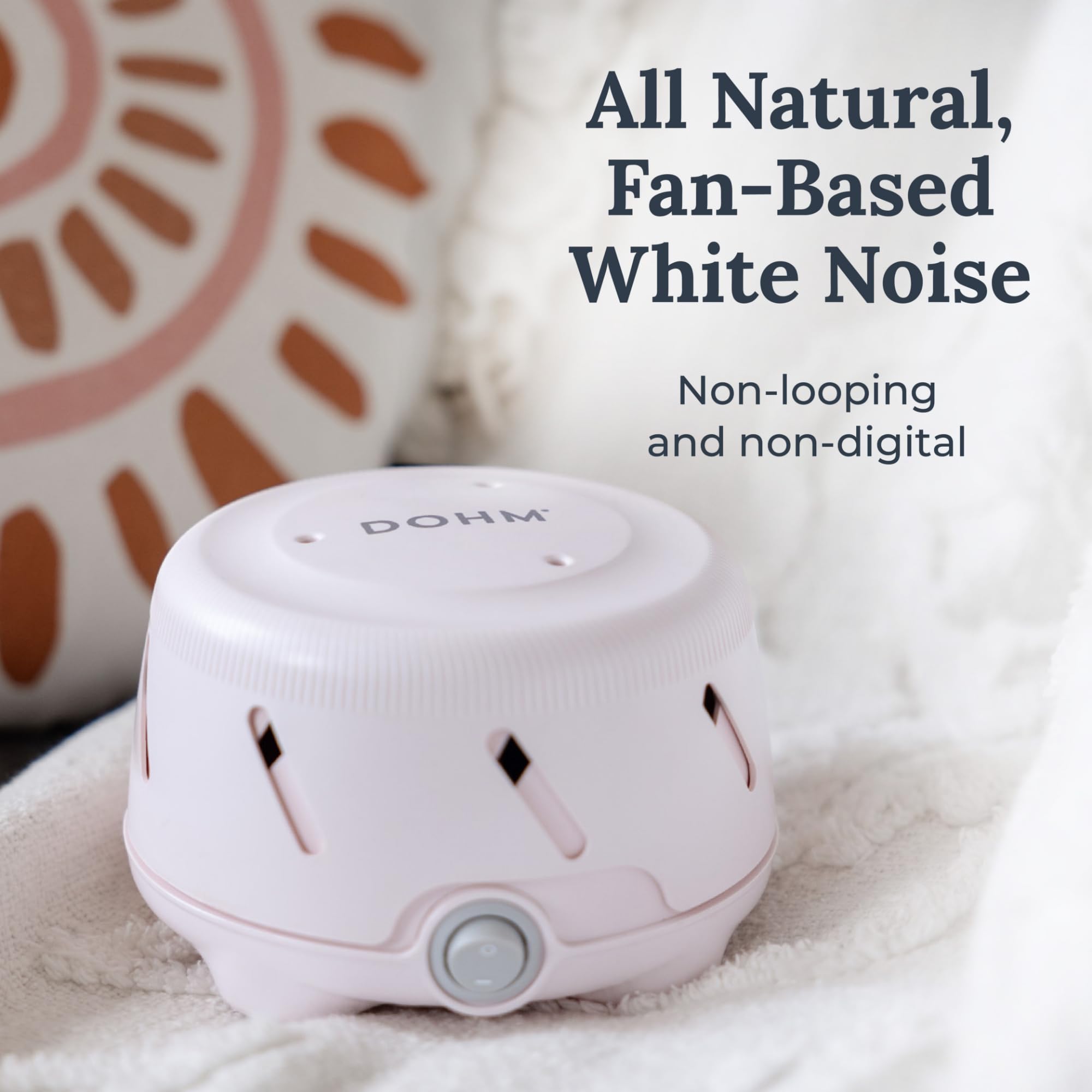 Yogasleep Dohm Uno, câble d’alimentation de 6 pieds pour une mise en route rapide.