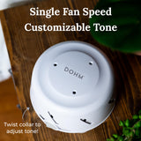 Dohm Uno dans une chambre, ambiance sonore apaisante.