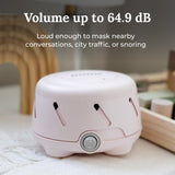 Yogasleep Dohm Uno, design classique rose qui s’intègre à la chambre.