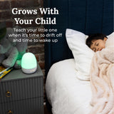 Yogasleep Light to Rise, réglage du volume pour personnaliser la routine nocturne.