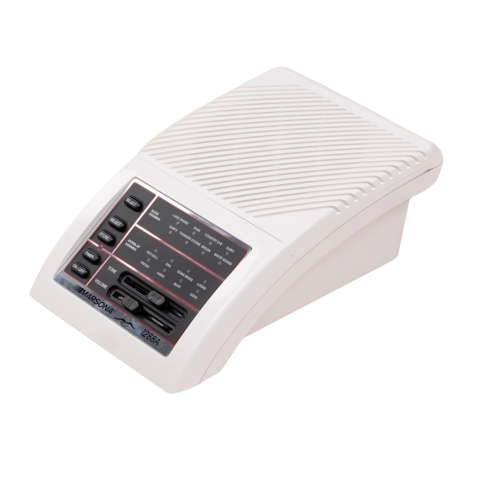 Yogasleep Marsona avec interface tactile, pour personnaliser les sons destinés au sommeil et à la relaxation.