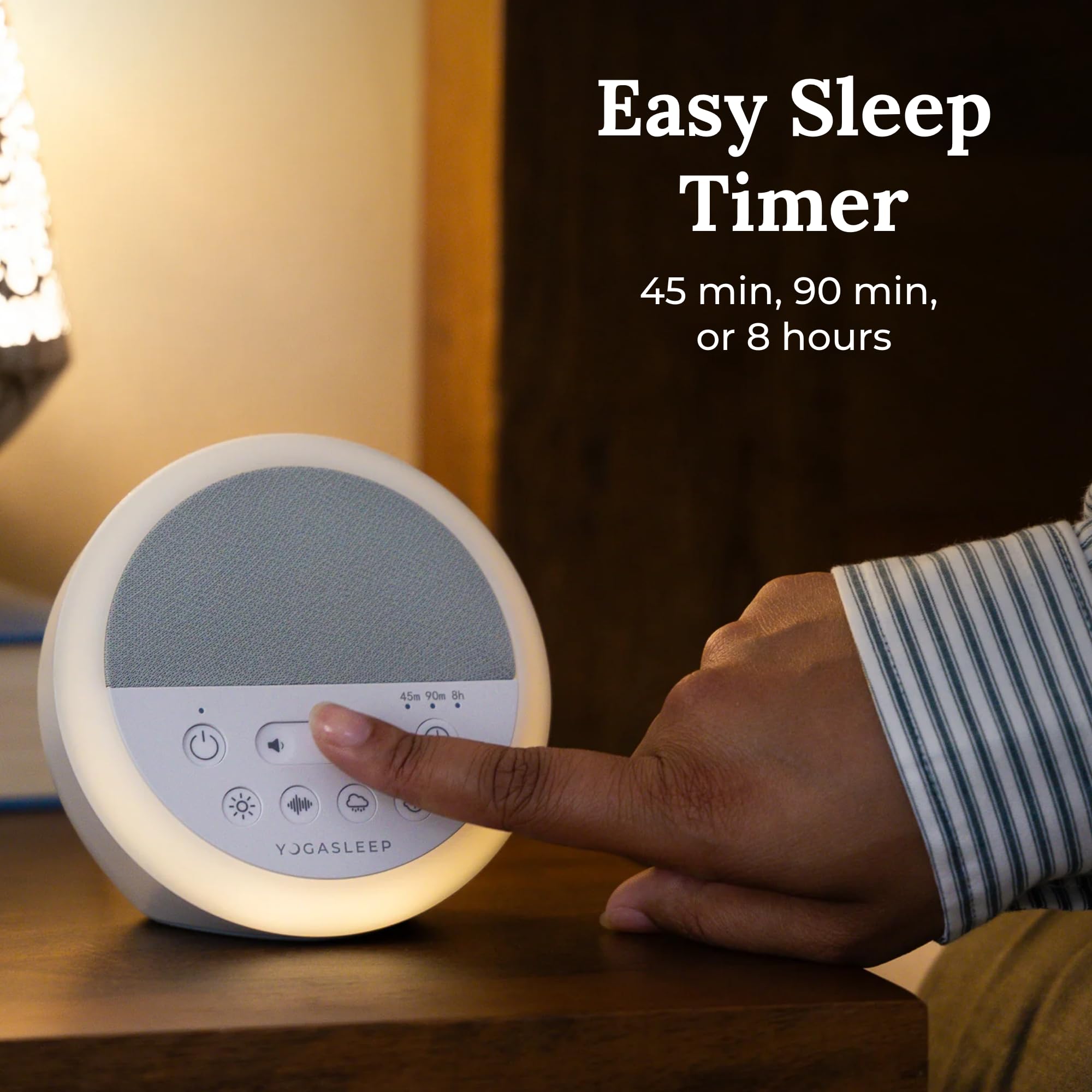 Yogasleep Nod alimentation USB: utilisation pratique sans piles.