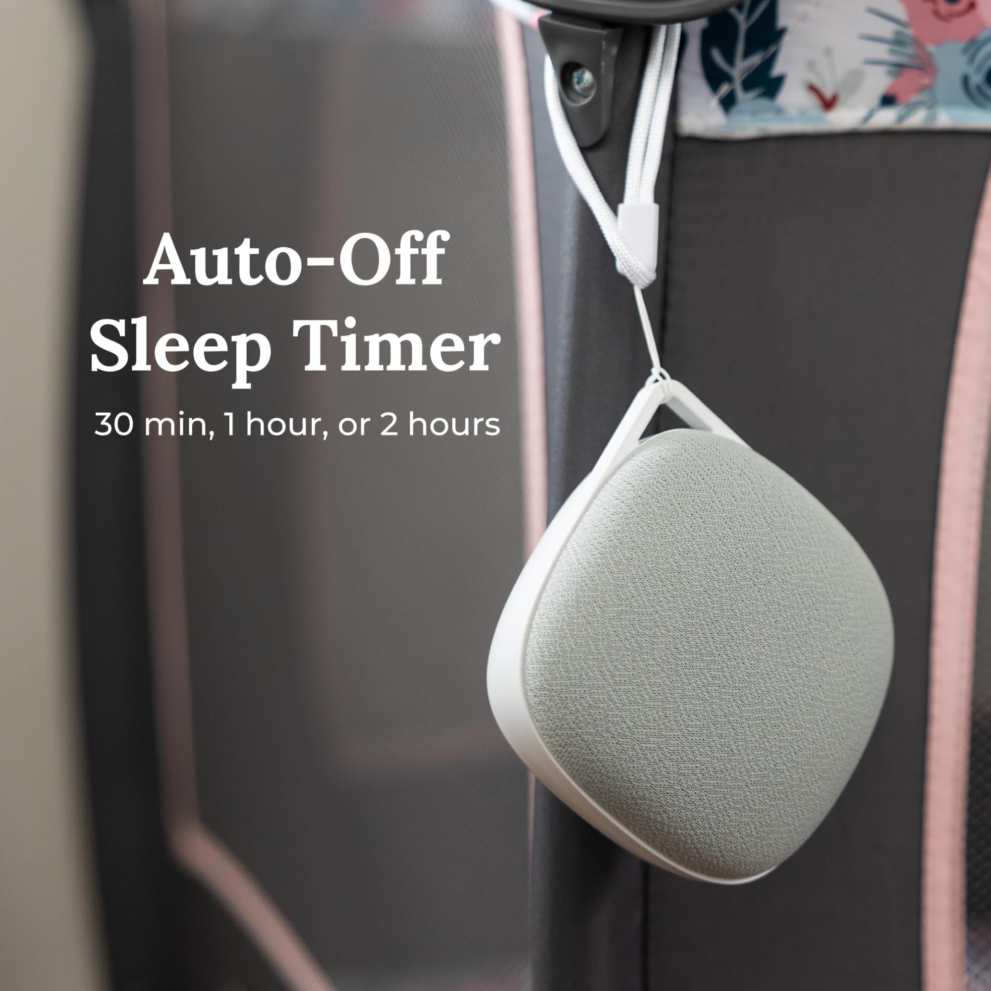 Yogasleep Travelcube : six sons apaisants pour créer un cadre calme.