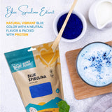 Spiruline bleue de Yogi Super Foods, protéines végétales pour énergie quotidienne.