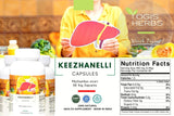 Keezhanelli YOGIS HERBS, étiquette et capsules, soutien rénal et biliaire après repas