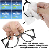 Lingettes antifog Yogo Vision pour écrans, clarifiant rapidement les surfaces numériques.