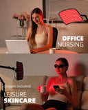 Panneau lumineux rouge flexible – ciblage dos et torse avec chaleur douce