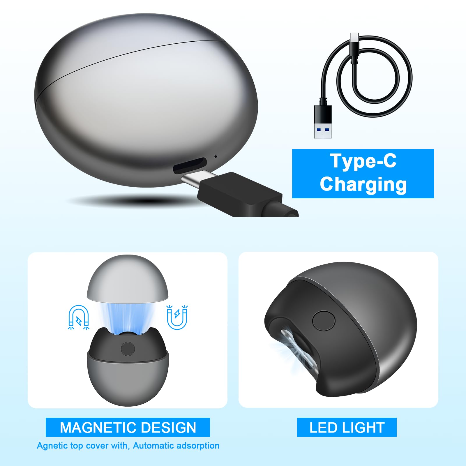 Rangement intégré des débris d'ongles par Yoiilifee pour un nettoyage rapide.