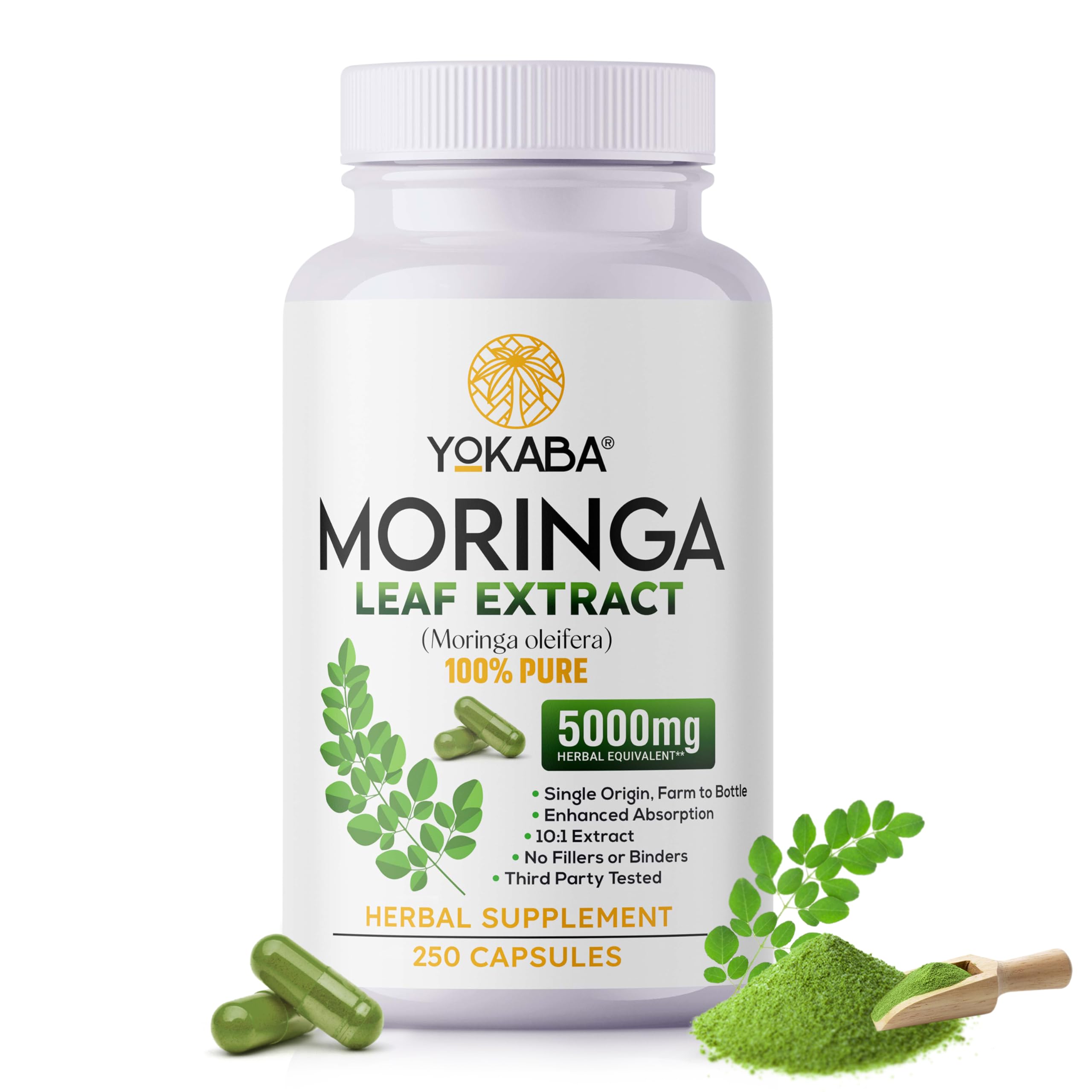 Yokaba boite-capsules-moringa: emballage pratique et accès facile à la routine bien-être.