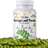 Yokaba Moringa: capsules Moringa 250 pour un apport nutritionnel pratique et énergie naturelle.