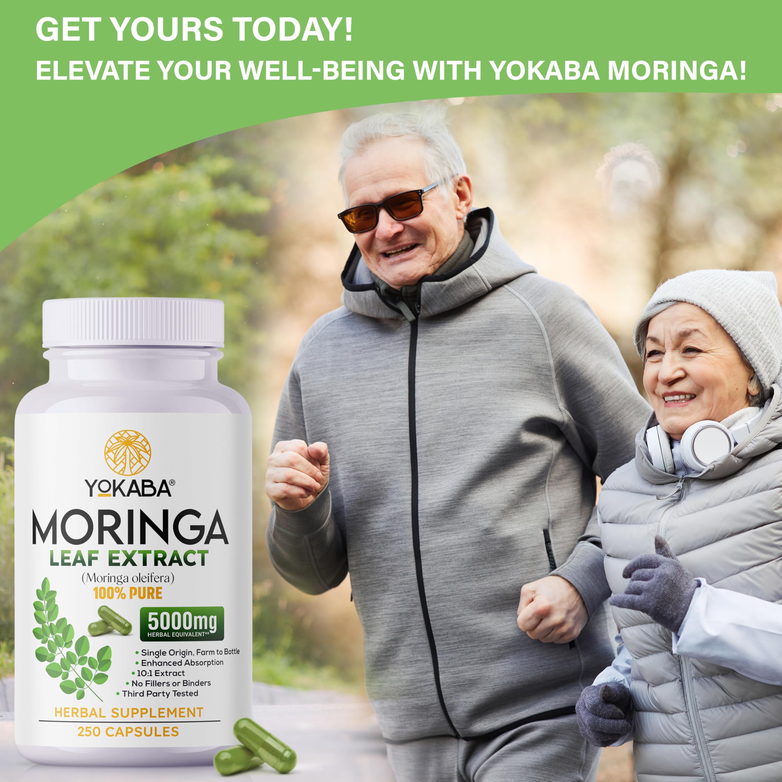 Yokaba immunité naturelle Moringa: soutien potentiel du système immunitaire.