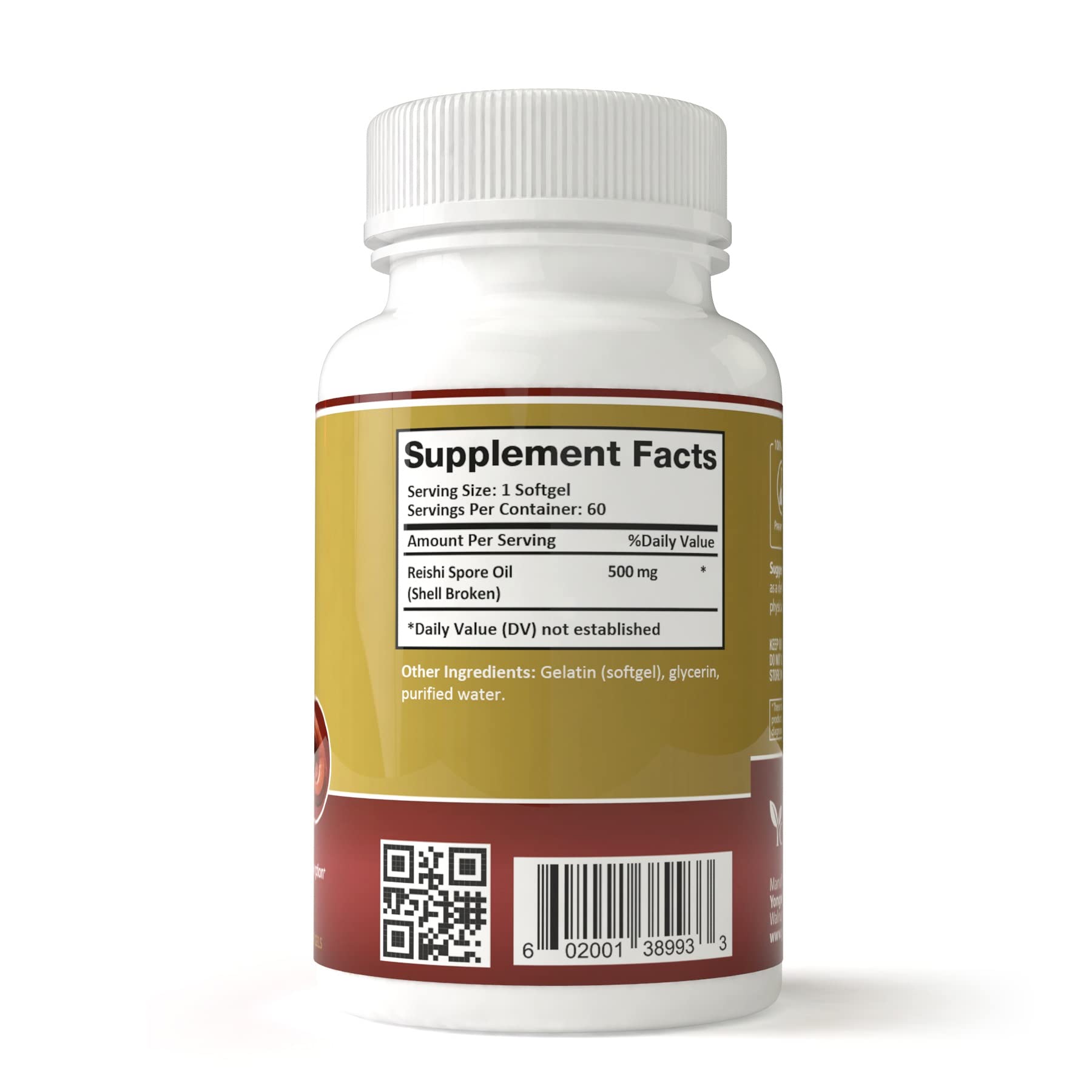 Flacon YongWell transparent facilitant le contrôle des stocks et l'utilisation.