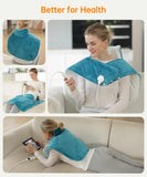 Conception wrap mains libres du coussin YONJION offrant chaleur uniforme.