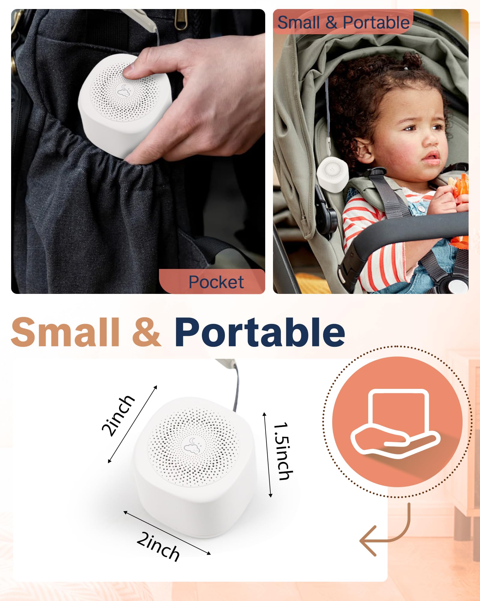 YONSEN ultra-compact: outil sommeil portable pour adultes et bébés.