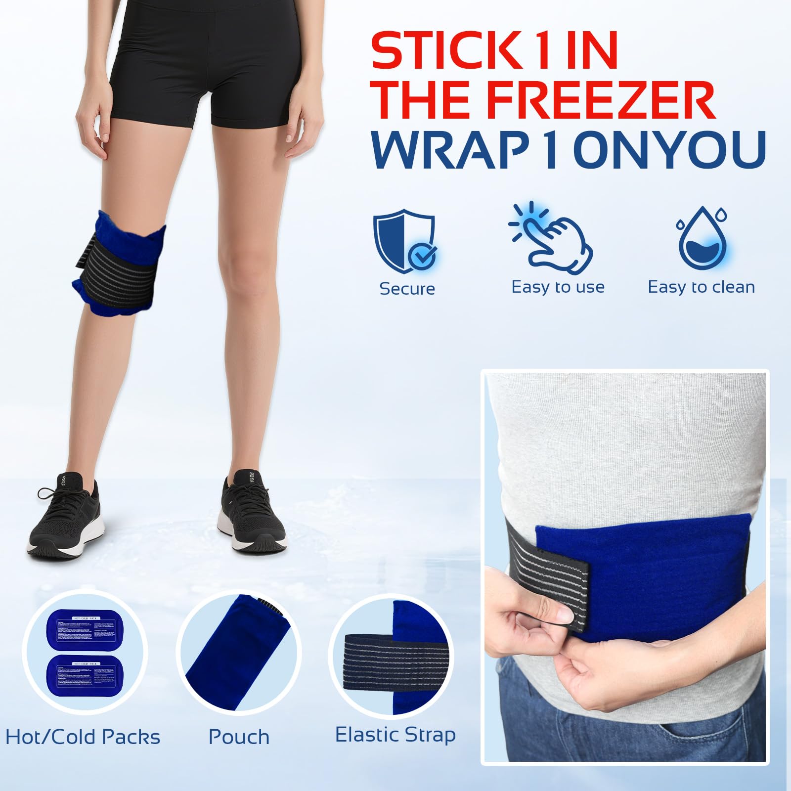 YONSEN pack-glace épaule – solution polyvalente pour les épaules.