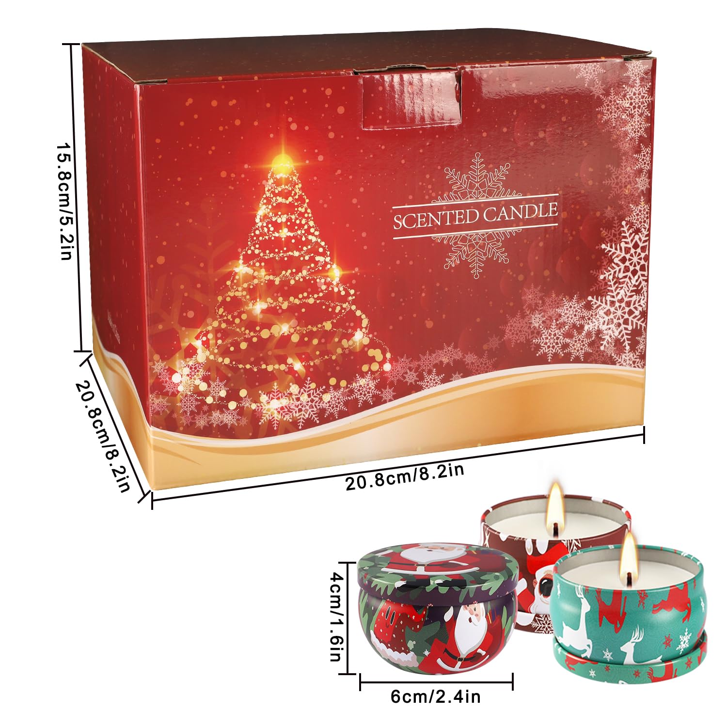 Bougies YOROXRG pour fêtes et occasions variées.