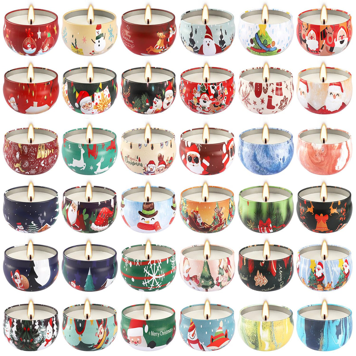 Coffret YOROXRG ensemble de 36 parfums pour ambiance festive.