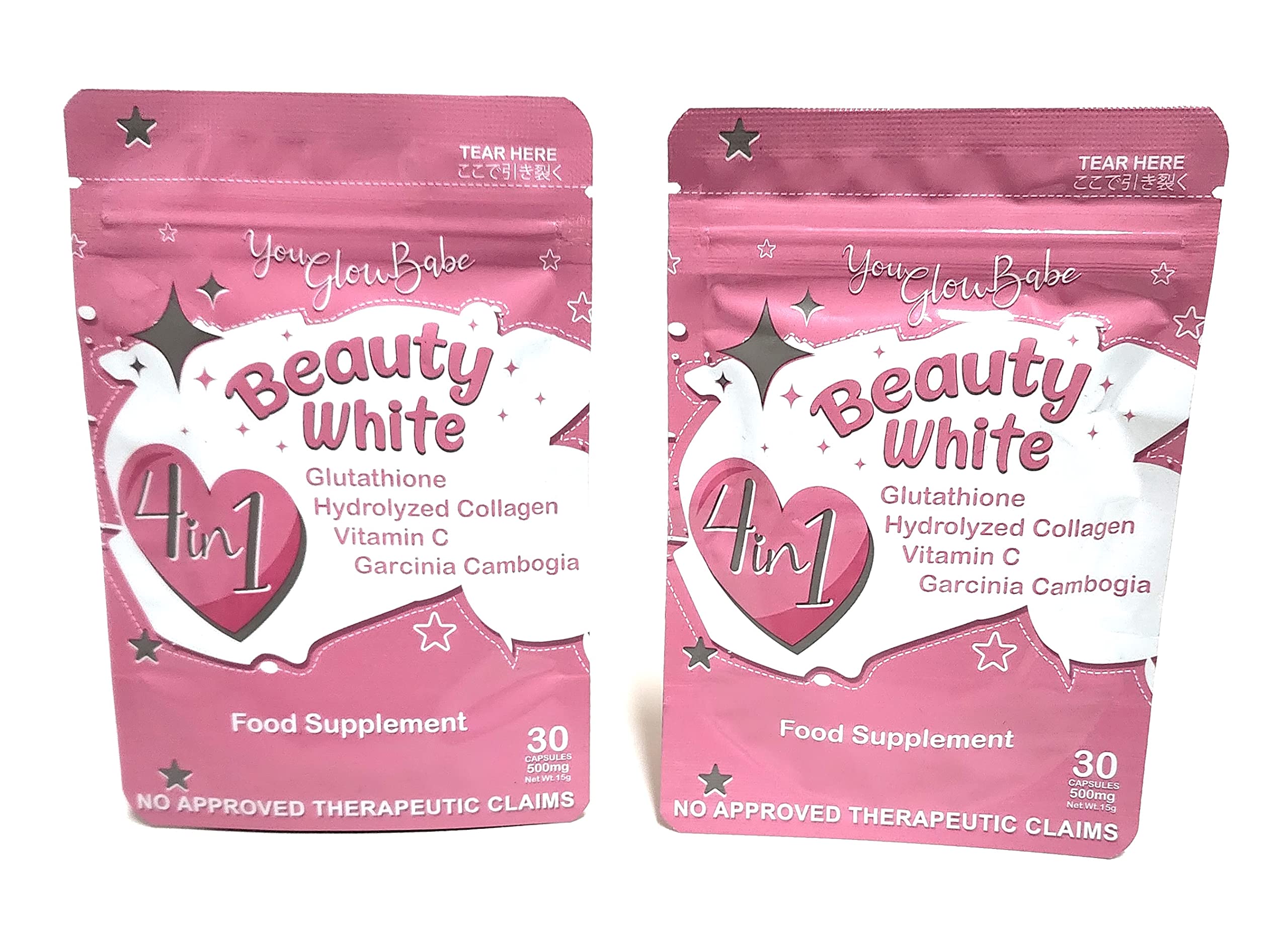 You Glow Babe Beauté White 4 en 1 – flacon élégant pour un teint lumineux