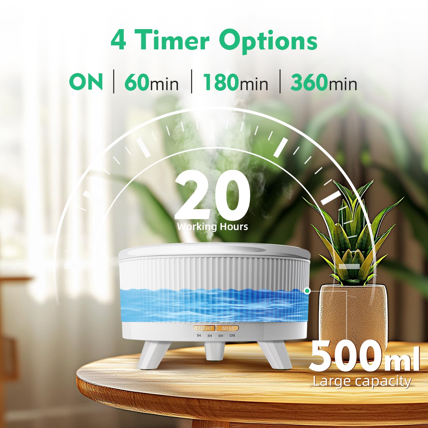YOUENKITY fonctionnement silencieux à 25 dB idéal pour sommeil