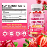 Ingrédients Youlikee Cranberry vegan D‑Mannose, ingrédients et origine naturelle; usage quotidien.