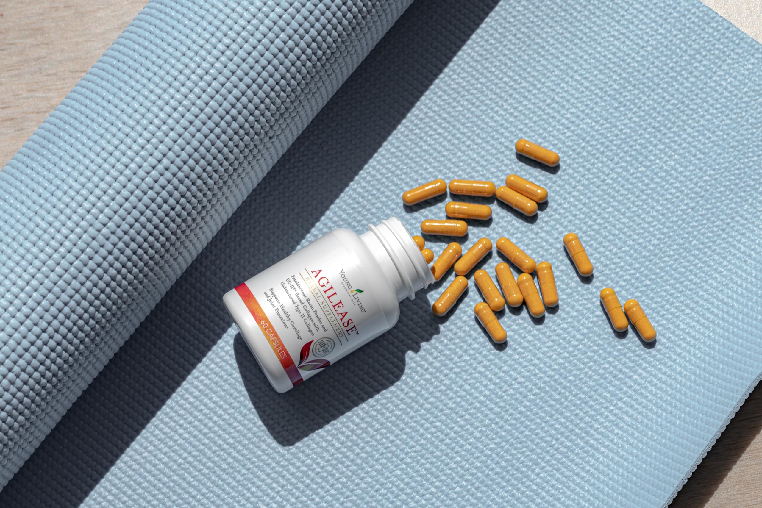 UC-II collagen intégré à AgilEase, ciblant le maintien des articulations.