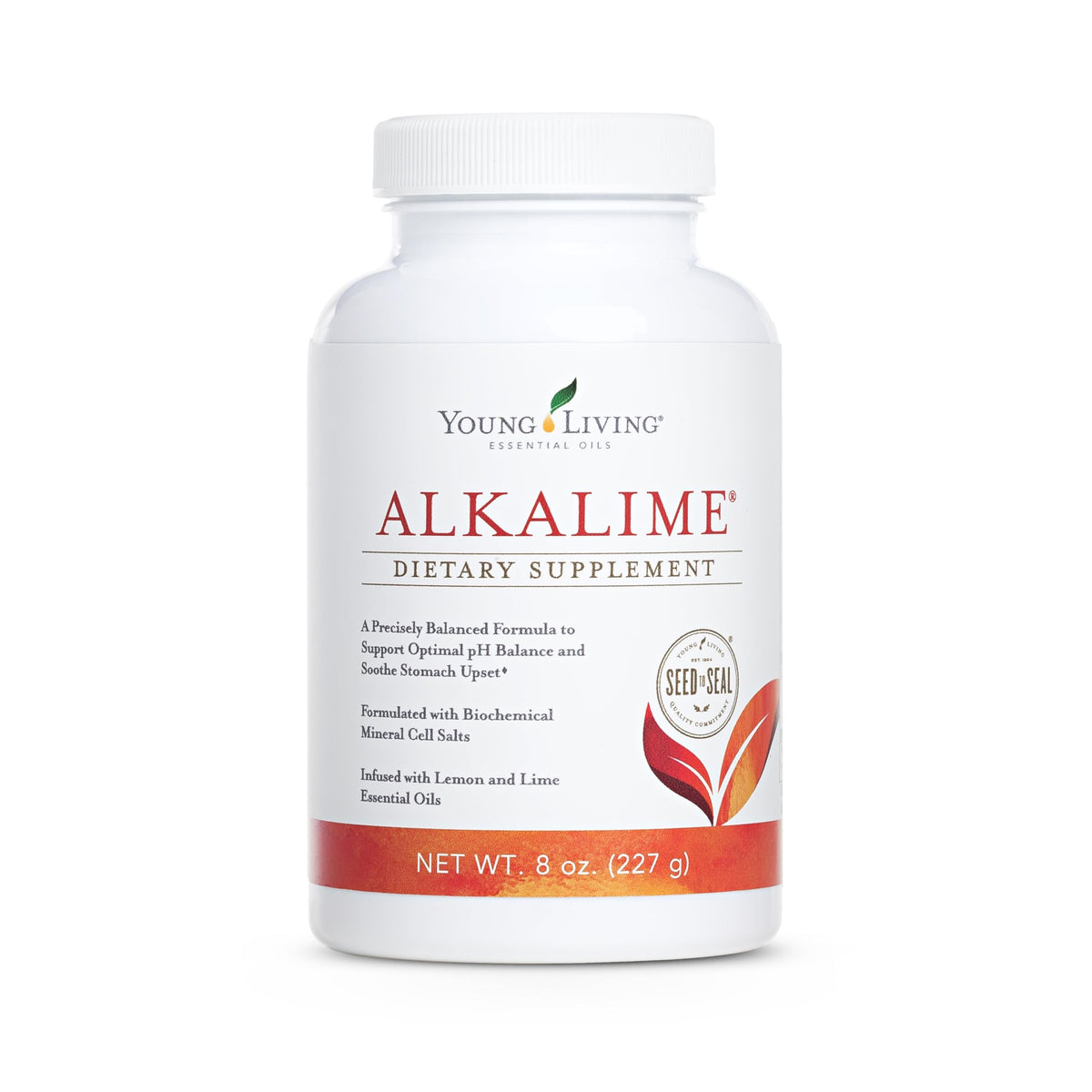 AlkaLime Young Living: bouteille prête à verser pour agrémenter vos boissons naturellement.