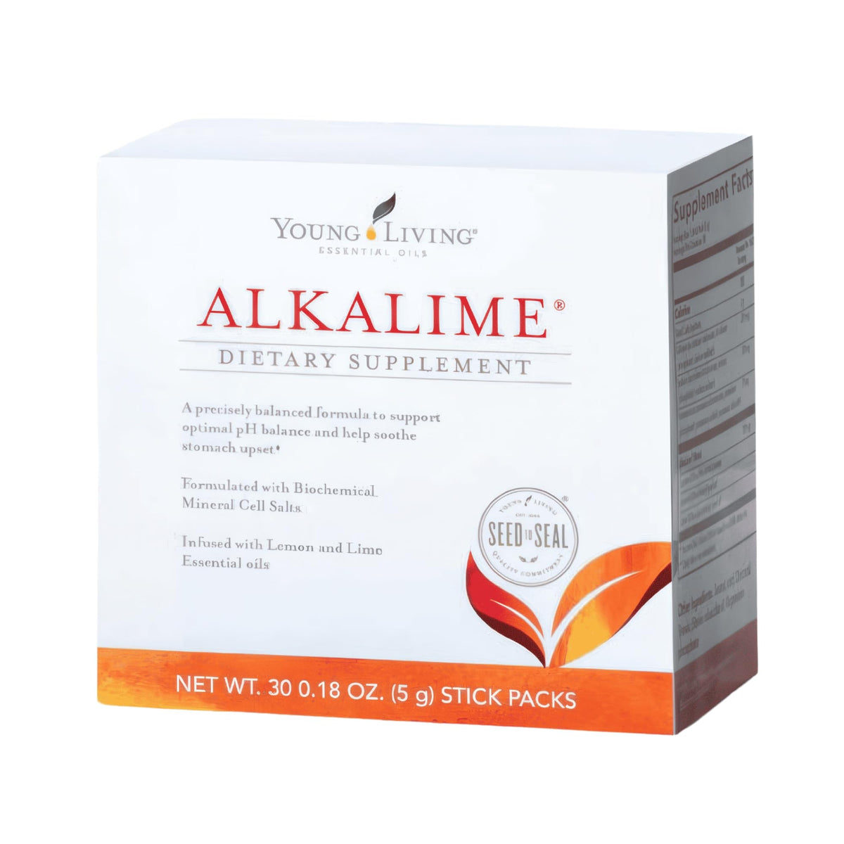 Young Living AlkaLime, emballage 30 sachets pratique à emporter