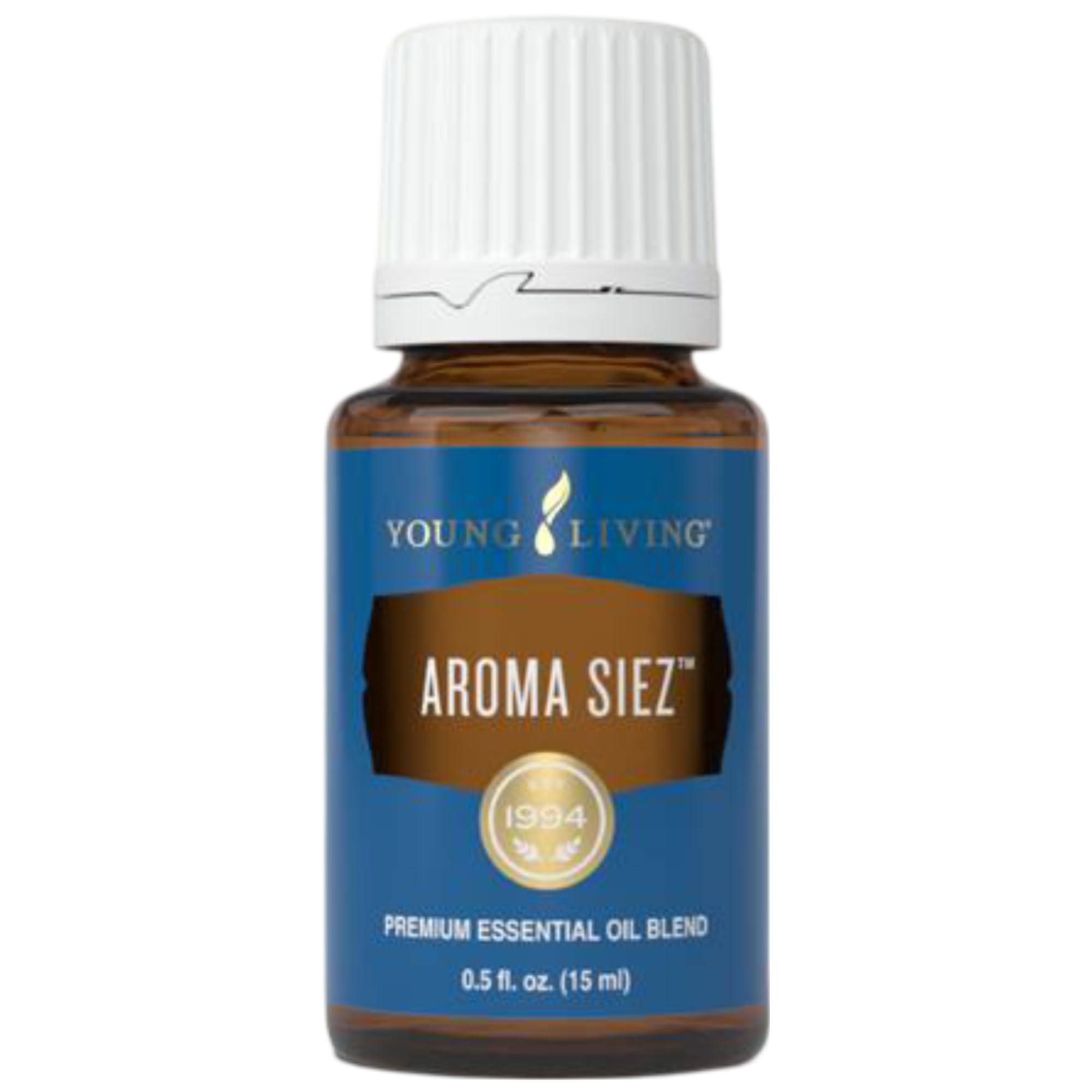 Huile essentielle Young Living Aroma Siez, bouteille de 15 ml, arôme apaisant et avantages possibles pour le bien-être