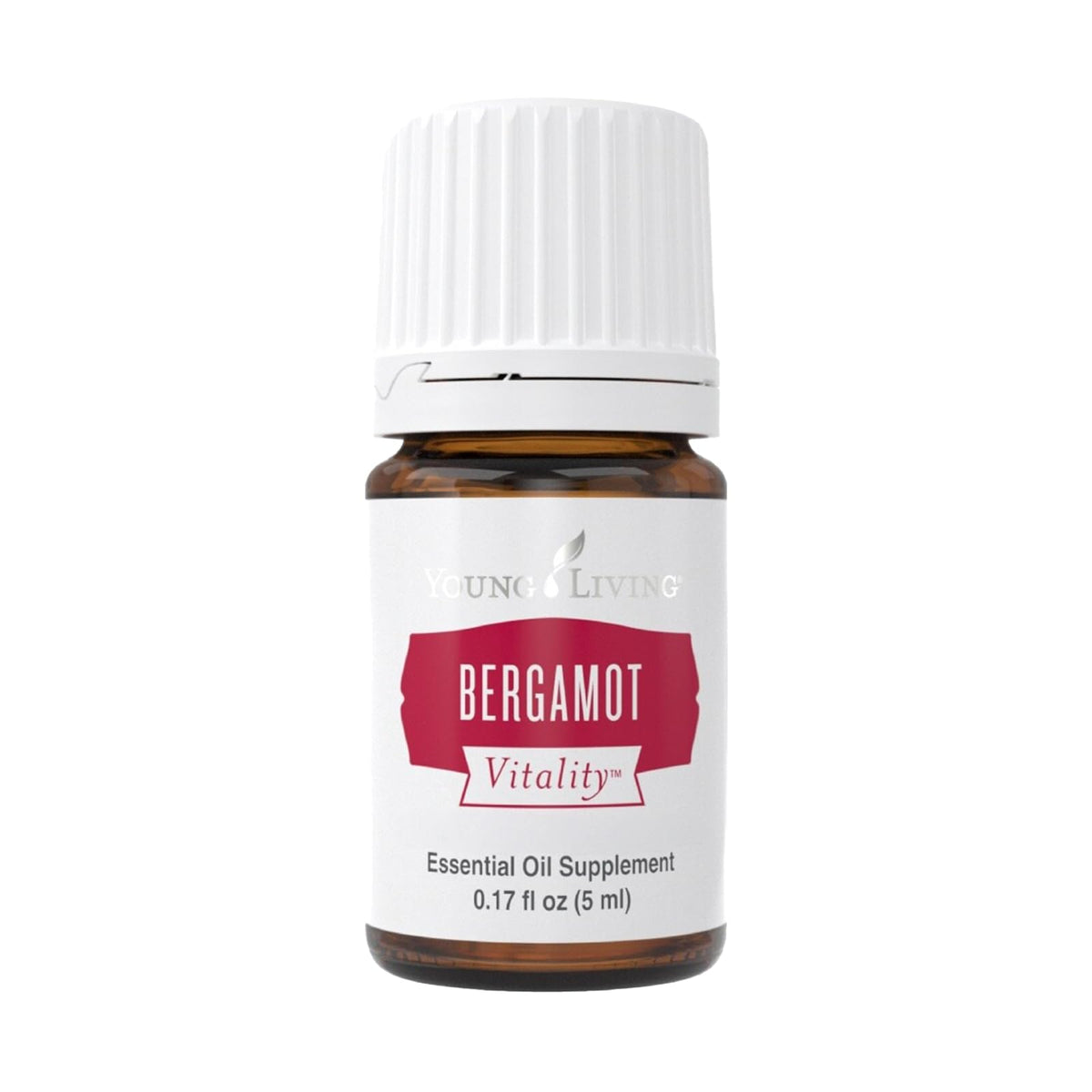  Young Living Bergamot Vitality 5ml, flacon pour aromatiser boissons.