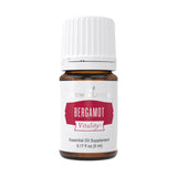  Young Living Bergamot Vitality 5ml, flacon pour aromatiser boissons.